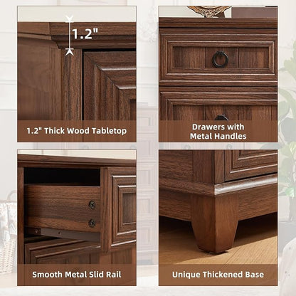 Joaxswe Farmhouse 6 Drawer Dresser - Image 6