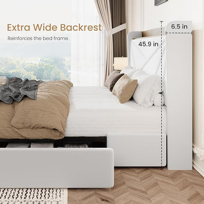 SHA CERLIN Full Size Bed Frame - Image 7