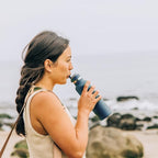 RTIC 20oz Journey Bottle Metal Stainless Steel Vacuum Insulated, BPA Free, Reusable, for Water, Hot and Cold Drinks, Travel, Sports, Camping, Pond Glitter