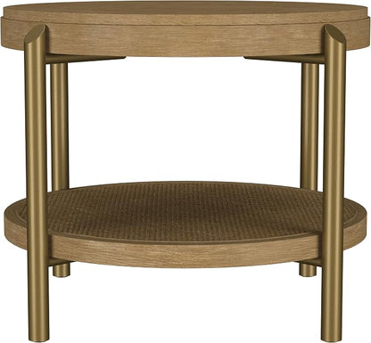 Coaster Home Furnishings Arini 2-piece Round Coffee and End Table Set Sand Wash - Image 5