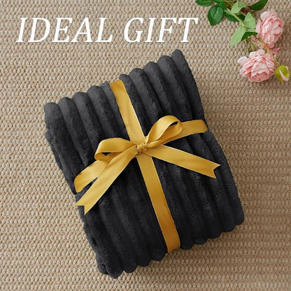 BEDELITE Ribbed Twin Blanket for Couch & Bed, Warm Yet Lightweight, Ribbed - Image 2