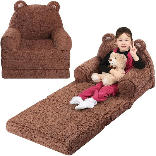 MOMCAYWEX Kids Sofa, Sherpa Couch by MOMCAYWEX