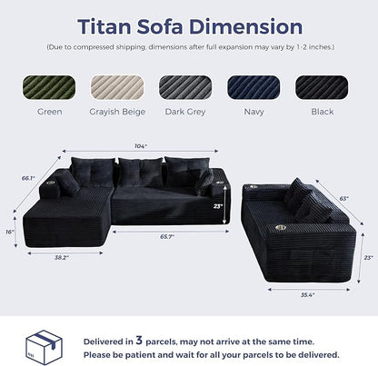 MAXYOYO Modular Sectional Couch - Image 2