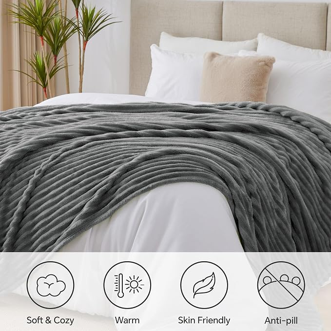 BEDELITE Ribbed Full Size Blanket - Image 2