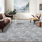 Latepis Grey Faux Fur 8'10"x11'10" Area Rug, Soft Plush Faux Fur Sheepskin Rugs by Latepis