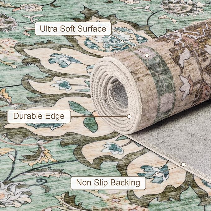 Hallway Runner Rug: 2.6x8 Kitchen Rugs - Image 8