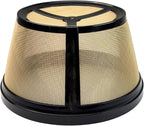 Reusable Coffee Filter Compatible with Mr. Coffee, Black+Decker, Cuisinart, Hamilton Beach and other standard 8-12 cup drip coffee makers, Eco-Friendly BPA Free Replacement for Paper Filters (1 Pack)