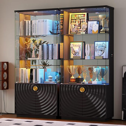 HNEBC Display Cabinet with Glass Doors - Image 9