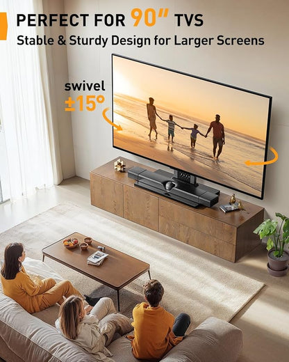 Perlegear Universal Swivel TV Stand - Image 4