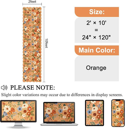 DUKINO 2x10 Runner Rug for Hallway, Washable Kitchen Rug Non Slip, Low Pile - Image 2