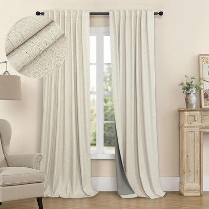 Pitalk 132 Inch Extra Long Living Room Curtains by Pitalk