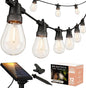 Brightech Ambience Pro Solar Powered Outdoor String Lights -27 ft Commercial by Brightech