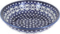 Blue Rose Polish Pottery - Blue Xandra Large Salad Bowl - 9.75" Diameter - Great Bowl for Salad, Pasta, or Serving Guests