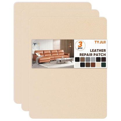 Leather Repair Patch Self Adhesive, 8.3″ x 11″ Vinyl Patch Kit, Leather Repair by Unknown