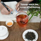 iTeaworld Jasmine Black Tea Loose Leaf, Yunnan High Mountain Black Tea, Scented with Fresh Jasmine Flowers, Rich Floral Aroma, Pure Leaves Without Sugar, No Additive, 1 Bag, 3.52oz