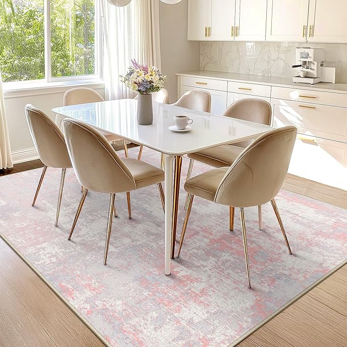 RELEANY Washable 10'x14' Abstract Area Rug - Image 9
