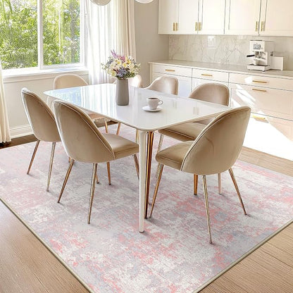 RELEANY Washable 8'x10' Abstract Area Rug - Image 6