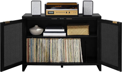 Crosley Furniture Kenji Media Console, Record Player Stand by CrosleyFurniture