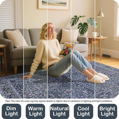 Washable 2' x 6' Runners for Hallways, Non Slip Long Floor Runner for Kitchen - Image 5