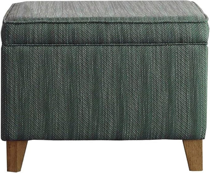Homepop Home Decor | Medium Square Storage Ottoman by HomePop