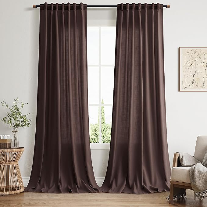 Extra Long Curtains 102 Inches Long by Nanspring