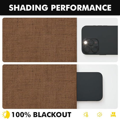 MIULEE 100% Blackout Linen Curtains - Image 7