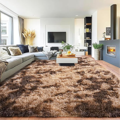 Pionblank 8x10 Rug for Living Room, Fluffy Large Area Rug by PIONBLANK