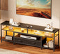 Huuger 63 Inch LED TV Stand for 65 70 Inch TV, Entertainment Center by Huuger