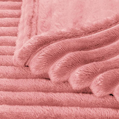 BEDELITE 3D Ribbed Pink Baby Blankets - Image 6