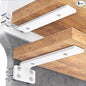 Goovilla Shelf Bracket, Heavy Duty Floating Shelf Brackets 10 inch Long by Goovilla