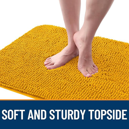 OLANLY Dog Door Mat for Muddy Paws 54x24, Super Absorbent Chenille Mud Mat | - Image 4