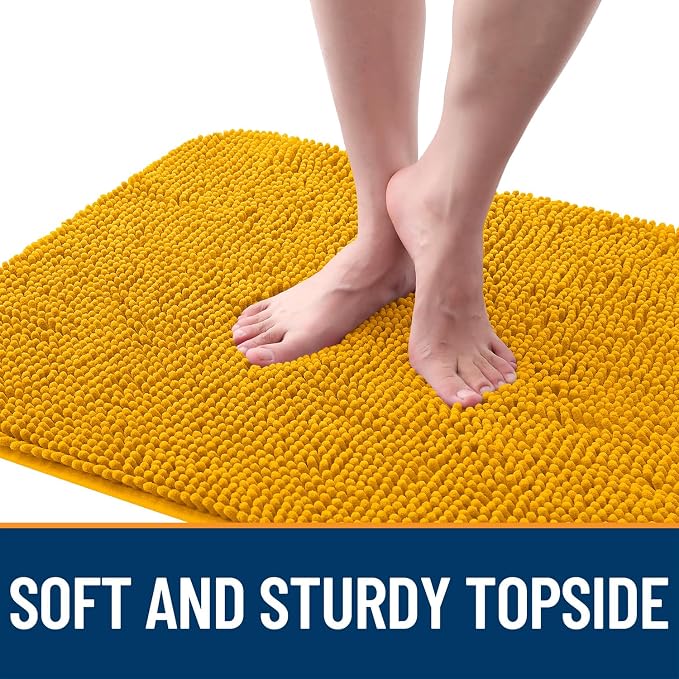 OLANLY Dog Door Mat for Muddy Paws 47x17, Super Absorbent Chenille Mud Mat | - Image 4