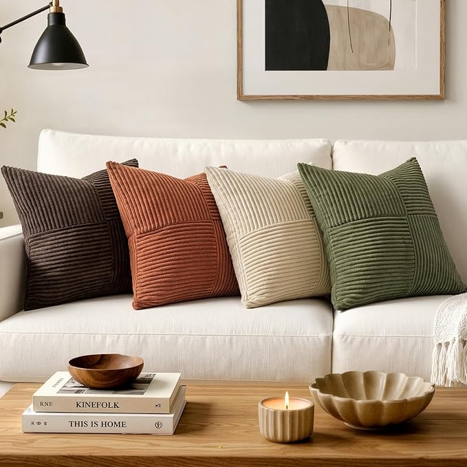 MIULEE Natural Beige Decorative Throw Pillow Covers - Image 5