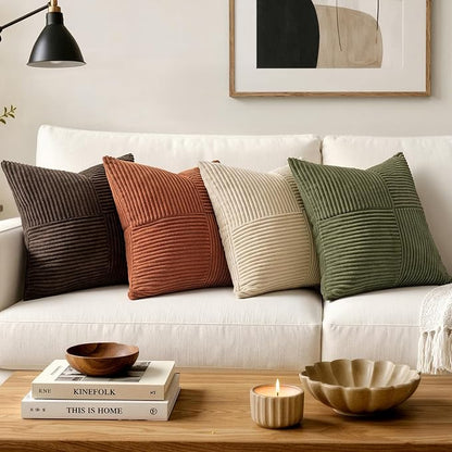 MIULEE Natural Beige Decorative Throw Pillow Covers - Image 5