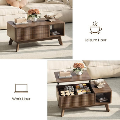 Wood Lift Top Coffee Table - Image 5