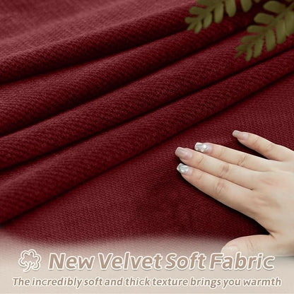 Arfntevss Sectional Recliner Couch Covers Velvet Washable Corner Sectional Sofa - Image 5