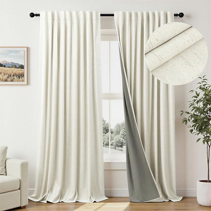 70 Inch Extra Wide Blackout Curtains 102 Inches Long - Image 2