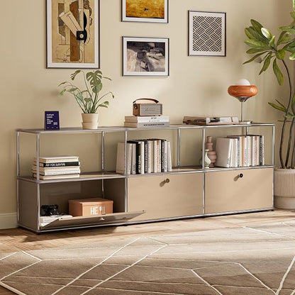 Modern Storage Cabinet Versatile Free-Standing Organizer - Image 4