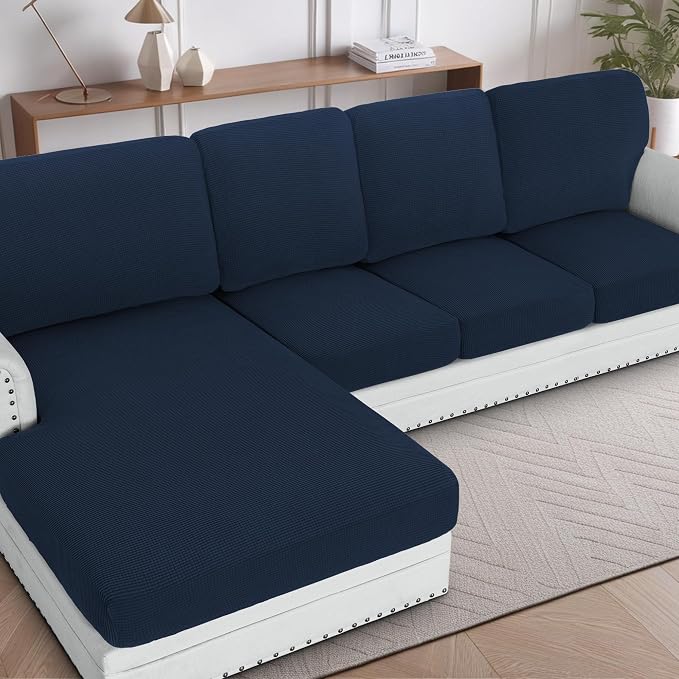 H.VERSAILTEX Backrest Cushion Covers Sectional Couch Back Cushion Covers by HVERSAILTEX