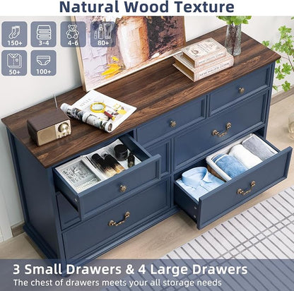 Joaxswe Farmhouse 54" 7 Drawers Dresser - Image 4