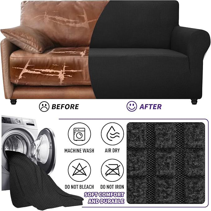 ZNSAYOTX Stretch Oversized Couch Cover Universal Sofa Covers - Image 7