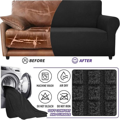 ZNSAYOTX Super Stretch Couch Cover Love Seat Sofa Covers - Image 7