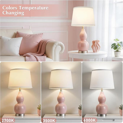 GyroVu 22" Table Lamp Set of 2, Color Temperature Adjustable Double Gourd - Image 2