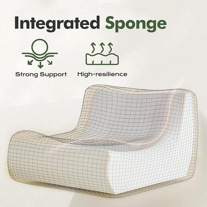Bean Bag Loveseat Chair Big Sofa Beanbag Chair - Image 5
