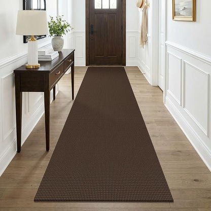 KOZYFLY Cotton Runners for Hallway 3x9, Wide Washable Runner Rug, Woven Non by KOZYFLY