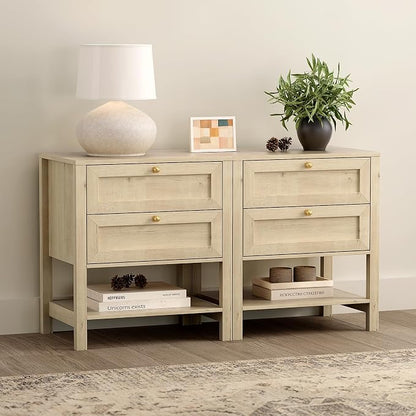EYYTHUNG Tall Modern Nightstand - Image 3