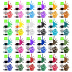 Gel Food Coloring 24 Colors x 0.35 oz Concentrated Gel Based Food Dye Vibrant Icing Colors Neon Food Coloring for Baking Cake Decorating Cookies Fondant, 10g / Bottle
