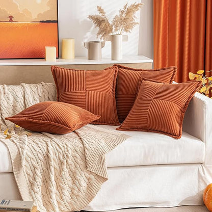 MIULEE Fall Burnt Orange Decorative Throw Pillow Covers - Image 7
