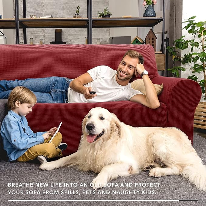 ZNSAYOTX Stretch Oversized Couch Cover Universal Sofa Covers - Image 2