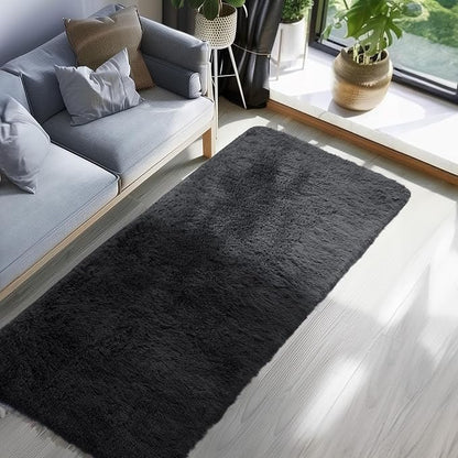 Ophanie Runner Rug for Hallway, 3x8 Washable Non-Slip Fluffy Soft Bedside Rugs - Image 6
